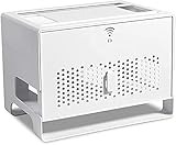 Fácil de instalar: proporcione dibujos de instalación y clavos, que puede instalar usted mismo. La caja de almacenamiento se utiliza para sala de estar, oficina, hogar, mueble de TV, escritorio de computadora. Se puede colocar en el escritorio o en la pared, es estable y seguro, y no se cae fácilmente.