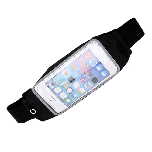 Sikweny Cinturon Running Hombre con Correa Elástica Riñonera Running Mujer Pantalla Táctil Completa Cinturon Correr con Resorte Altamente Reflectante para Viajes Cortos Trayectos