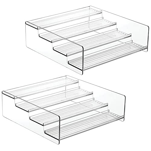 mDesign Plastic Bathroom Storage Organizer Shelf for...