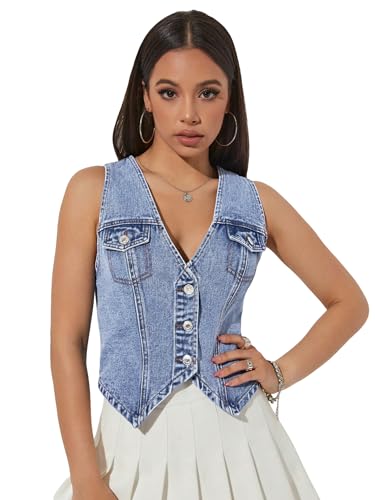 H BEAUTY&YOUTH ＜H＞HEAVY DENIM VEST/ベスト H BEAUTY&YOUTH ＜H＞HEAVY DENIM VEST/ベスト