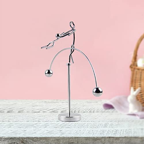 Image of AUGEN Balancing Pendulum Durable Metal Innovative Stress Relief Toy for Home Office Desktop Gift Decoration (1 Piece, 7709R)