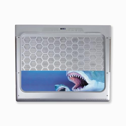 Image of Laptop Skin Compatible with Alienware X16 R2 (2024) - Great Whites - Premium 3M Vinyl Protective Wrap Decal Cover - Easy to Apply | Crafted in The USA by MightySkins