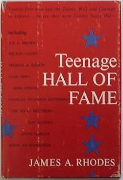 Hardcover Teenage Hall of Fame Book