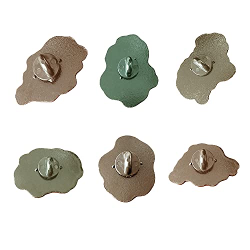 Image of Dinosaur Fossils Brooch Dinosaur Fashion Metal Badges Tyrannosaurus Pins Dinosaur Animal Brooch Pins Cute Dinosaur Enamel Pins