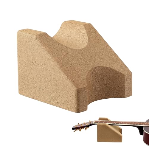 COKUMA Cork Guitar Neck Rest, Two Different Heights with Soft and Smooth Surface, Guitar Accessories for Restringing, Polishing and Maintenance, DIY Guitar Tools for Luthier and Guitar Fans