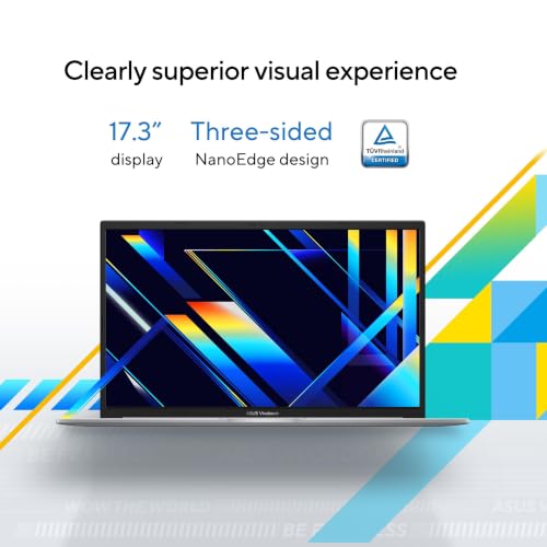 Image of ASUS Vivobook 17 Laptop - 17.3 inch FHD, Intel Core 7 150U, 16GB RAM, 1TB SSD, Windows 11 + Microsoft 365 Personal 12-Month Subscription Bundle