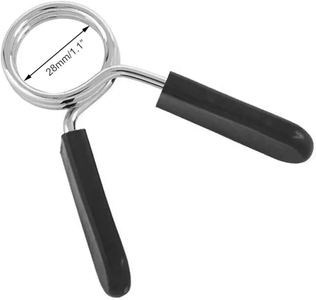 JGR SELECT Dumbbell Clamps Pack of 4 for 28mm Bars Spring Clamp