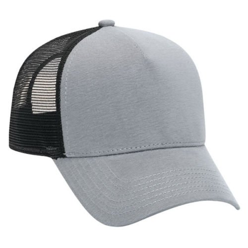 TRUCKER HAT Perse Alternative BLACK GREY similar look flannel GRAY