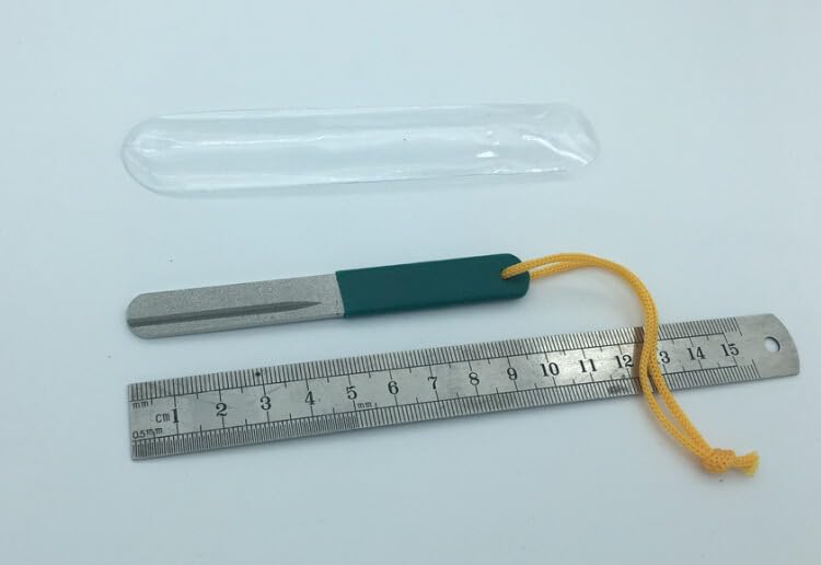 Afilador de anzuelos de pesca 2 piezas para anzuelos triples miniatura 2