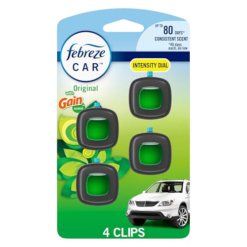 Febreze Car Air Freshener, Odor-Fighting...