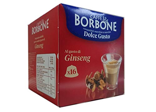 64 Cápsulas Comp. Dolce Gusto - Ginseng 4x16 - Caffè Borbone