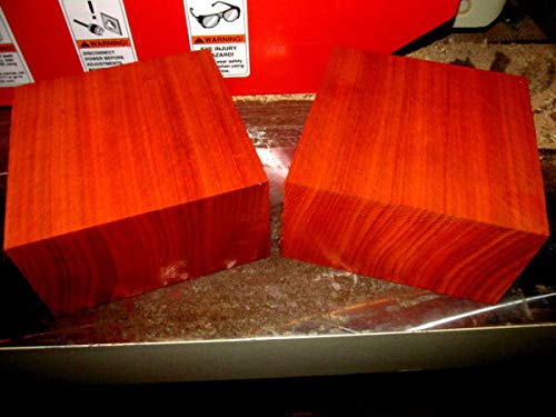 ONE Beautiful Exotic PADAUK Bowl Blanks Lathe Turning Block Lumber 6 X 6 X 3 Van Nimwegen