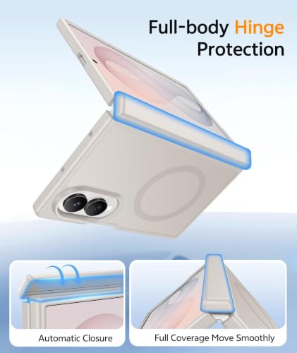 Image of FNTCASE for Galaxy Z Fold 8 Case: Compatible with MagSafe Hinge Protection