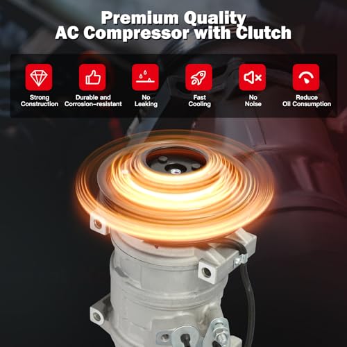 Image of Air Conditioning Compressor Fit for Chrysler Voyager for Dodge Caravan 2.4L