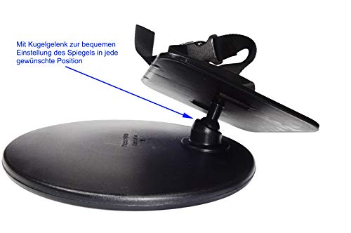 Mirror for baby large rear seat mirror 19 cm BabyView safety mirror for all cars perfect for baby seats and child seats for more safety in the car very easy assembly - Image 3