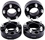 VLAOSCHI Black Forged 5x115 Hubcentric Wheel Spacers 2 Inch with 14x1.5 Studs 71.5mm Hub Bore Compatible with Dodge 5 Lug for 2009-2022 Challenger | 2006-2022 Charger | 2005-2008 Magnum - Pack of 4
