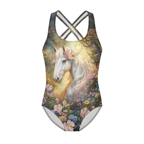 Ystardream 2025 Summer Swimsuits for Girls One Piece Bating Suits Teens Pool Training