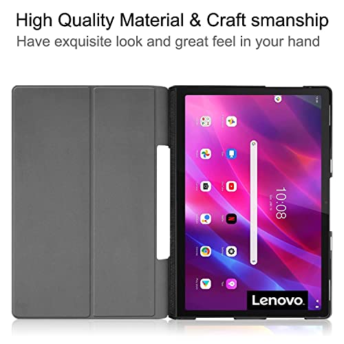 Swook PU Leather Flip case Cover with Auto Wake & Sleep for Lenovo Yoga Tab 11 (YT-J706F) 11 inch Tablet (Black Constellation) 4 410E+UKejLL