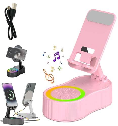 5-in-1 Wireless Induction Bluetooth Speaker Stand Foldable