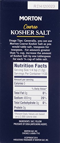 Morton Kosher Salt-Coarse thumb #5