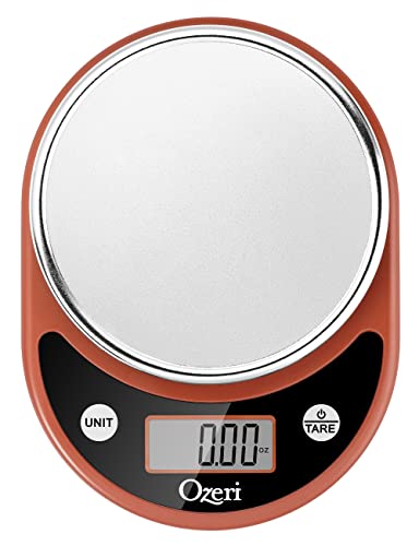 Ozeri Pronto Digital Multifunction Kitchen and Food Scale,Burnt Ochre
