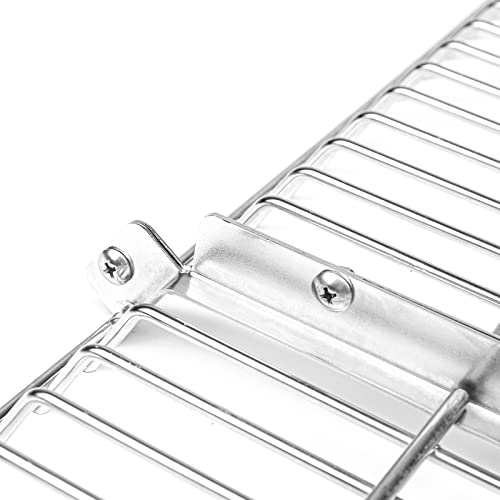 Hisencn グリル温めラック Char Griller 5050 3001 5650 5072 2121 E1224 2828 3030 1224 2823用 ステンレス製温めラック ガス&炭火グリルChar-Griller 5050 5650用