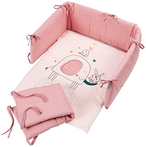 Bimbi Pirulos Vestidura Minicuna Colecho 207 Elefante 150 04 - Sábanas, unisex