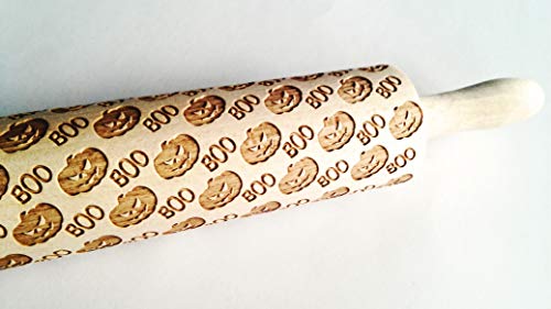 Rodillo de amasar CALABAZA para repostería y cerámica de Hallowee...