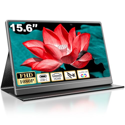 モバイルモニター 15.6インチ モバイルディスプレイ 1920*1080...