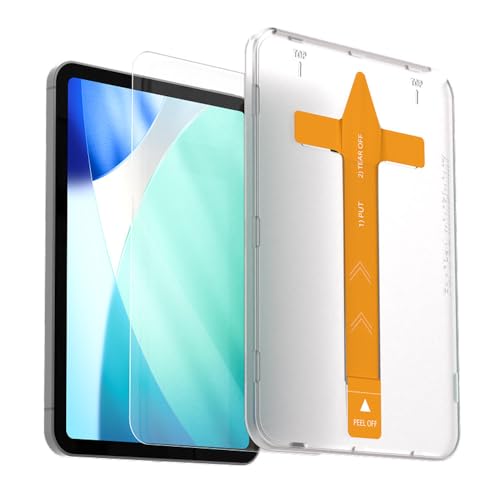 Image of DailyObjects Sheath Screen Protector with Applicator Tray For iPad 11th Gen 2025 | 9H Toughened Glass Screen Protector with HD Quality