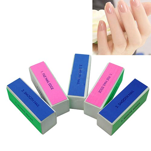 5 pulidores de uñas de 4 pasos de Brussels08 para manicura y pedicura Cover