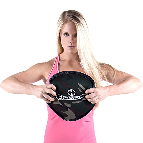 Hyperwear SandBell Sandbag Training Free Weight (Pre-Filled), Camo, 12 lb - Thumbnail 2