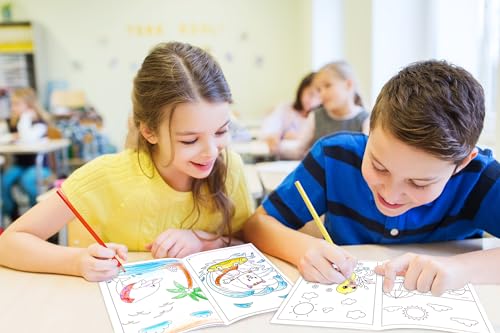 90shine 72PCS Summer Coloring Books for Kids in Bulk Ages 4-8, End of The Year Gifts from Teacher for Students Beach Pool Birthday Party Favors