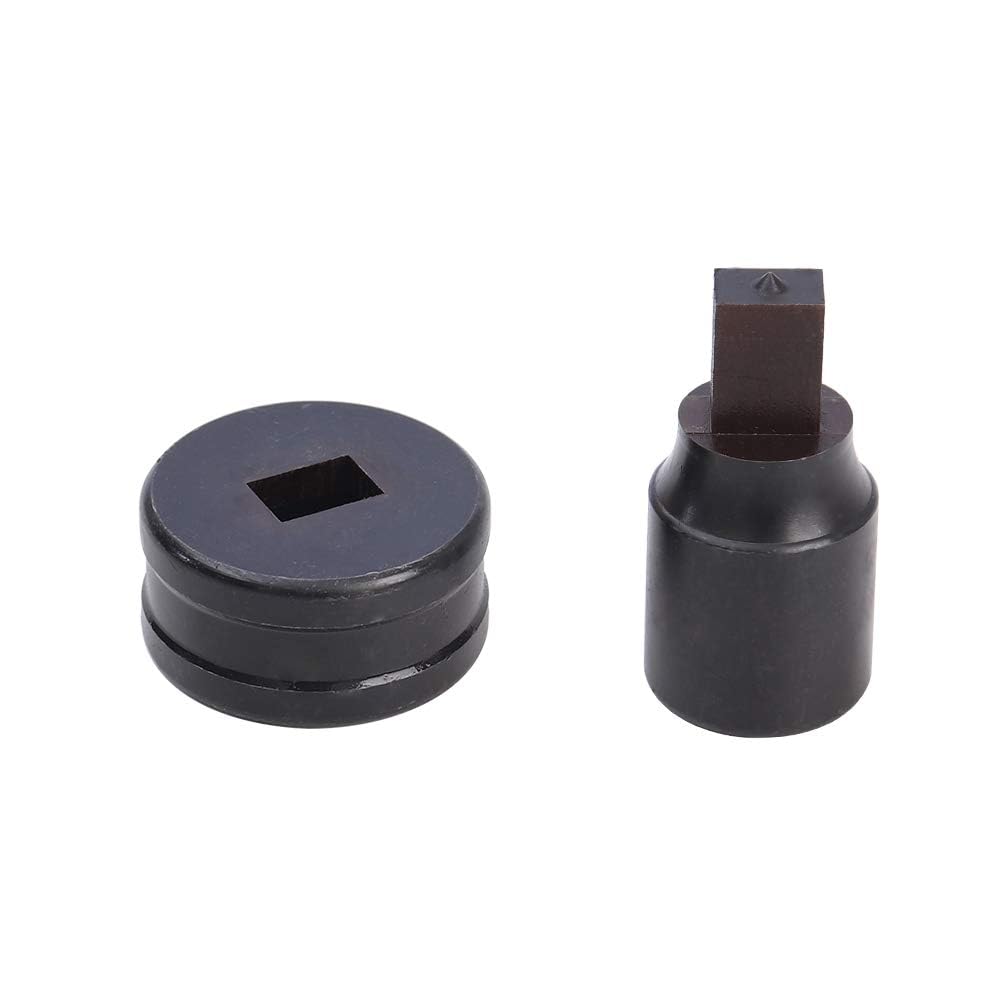 1Piece Hydraulic Rectangle Hole Punch Die for CH-70 Hydraulic Punching Machine (12x18mm,Rectangular Die)