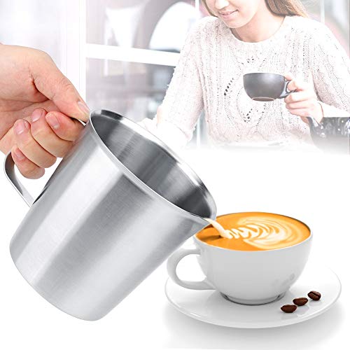 Jarra de espuma de leche antideslizante AMONIDA de 1000ml para un vertido estable 3