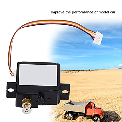 Drfeify DRFEIFY4VZ0BWO29H Rc Car Servo,Metal Steering Engine Servo,1/14 Four Wheel Drive Alloy Rc Car Accessory For Wltoys 144001 thumb #7