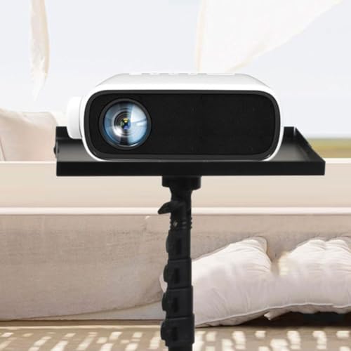 Soporte portátil para proyector con bandeja de acero resistente compatible con trípodes 6