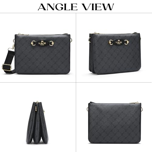 Image of LAVIE PARIS Women's Melvin 5 Compartment Crossbody Sling Bag | Ladies Purse Handbag | Gift for Women