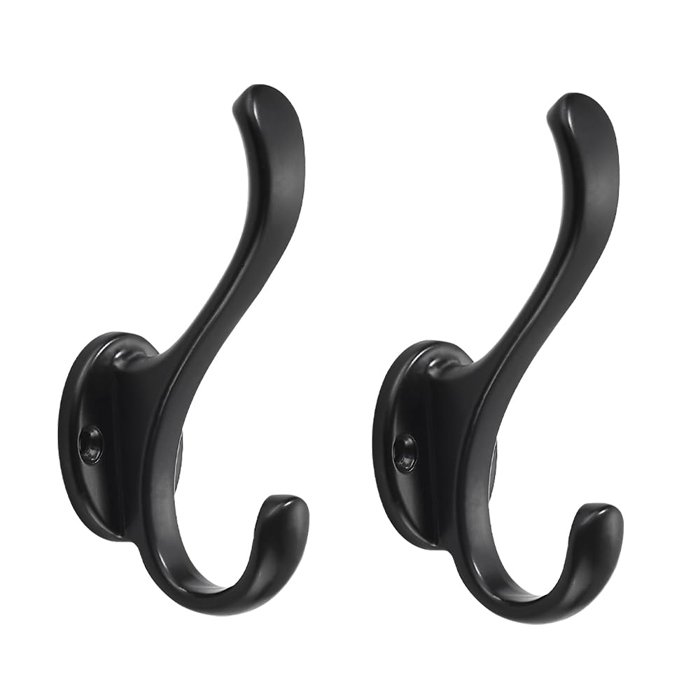 Khtumeware - WZX Matte Black Coat/Robe Hooks