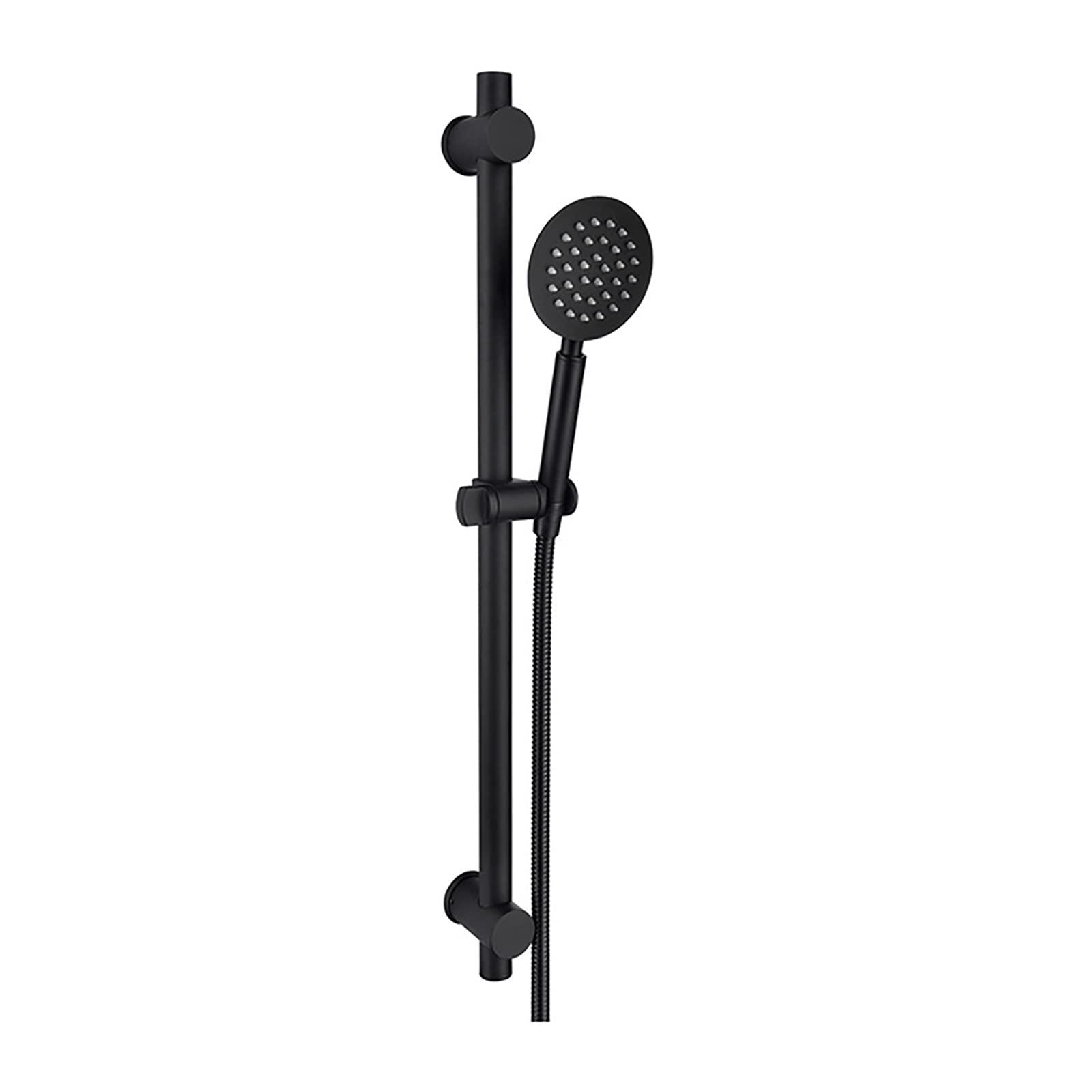 Asta Doccia con Doccetta, Nero Saliscendi Doccia 304 Acciaio Inox Asta Doccia Saliscendi Completo da Parete Regolabile Saliscendi per Doccia con Supporto Regolabile, 1.5M Tubo 150 cm