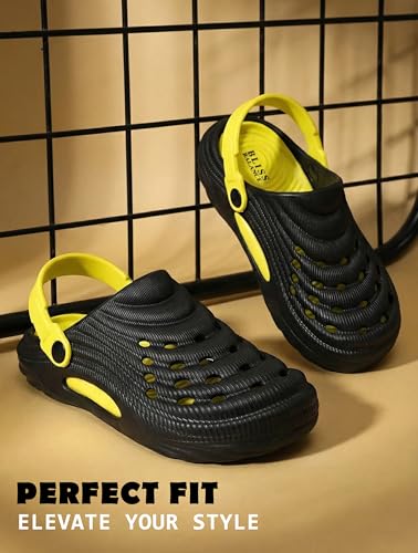 Image of Super Soft Kids Clogs Ultra Lightweight with Adjustable Back Strap Design Soft Cushioning & Anti-Slip Grip Slippers for Kids Playtime Comfortable Indoor & Outdoor Stylish Clogs BBSAP-2