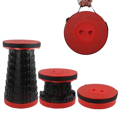 HVDHYY Sgabello Pieghevole Campeggio Sgabello Portatile Max Capacità di Carico 215kg/ 470pound,...