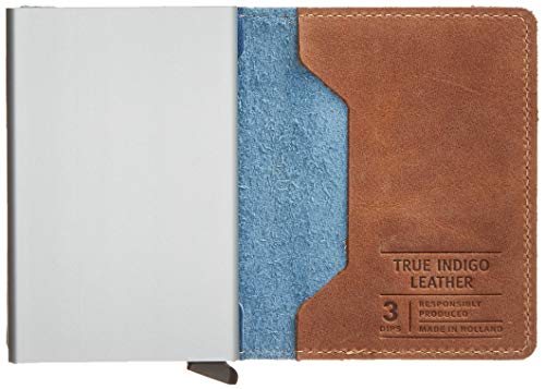 Secrid Miniwallet Indigo Denim Mens Cardholder Rfid Wallet (Indigo 3 Silver) #TOP3
