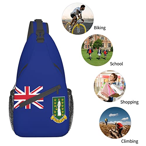 Mochila tipo bandolera negra unisex para senderismo miniatura 7