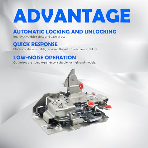 Image of HiSport Door Latch Lock Actuator 15063273 16633929 Front Left Driver Side Compatible with Chevrolet Astro 1992-2005, Replacement for GMC Safari 1992-2005, 4.3L