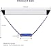 FBSPORT Badminton Set, Badminton Sets for Backyards, Portable Badminton Net Set with 2 Badminton Rackets 2 Shuttlecocks,10x5ft Net, Storage Base, Easy Setup for Backyard Combo Complete Badminton Set