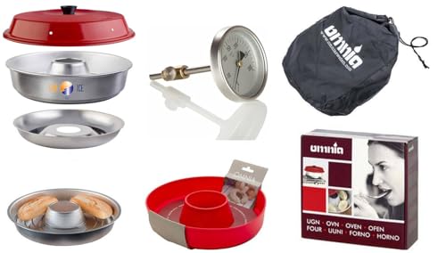 Omnia Einsteiger Set – Inklusive Backofen, Aufbackgitter, Silikonform & Kochbuch