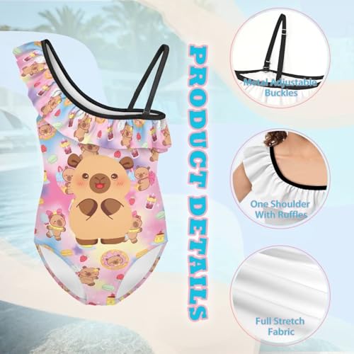 Image of Yzaoxia Girls One Piece Swimsuits Bathing Suit for Kids Swimwear 3-14Y