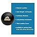 Amber Fight Gear Leather Medicine Ball for Strength & Conditioning, Plyometric & Core Training, Cardio Workouts for Muscle Building, Squats, Lunges, Partner Training, 15lb