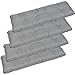 SuperKissen24. Set di 4 Cuscino Lungo per Panchina da Giardino 120x38 cm Resistente e Comodo per Panca da Esterno ed Interno - Grigio